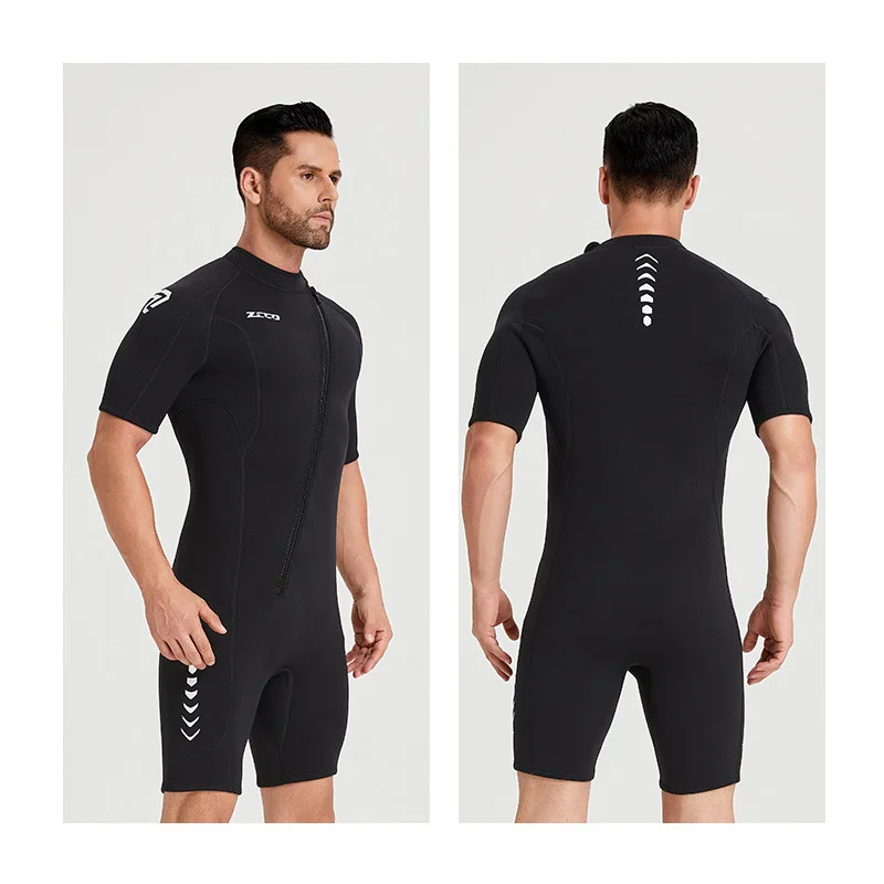 Мужской/женский гидрокостюм Shorty 3 мм из неопрена с коротким рукавом цельный на