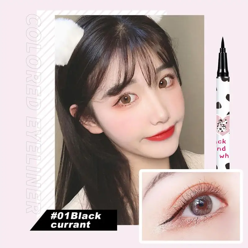 

Liangnishi 4 Colors 36H Eyeliner Pencil Waterproof Pen Precision Long-lasting Liquid Eye Liner Smooth Make Up Tools