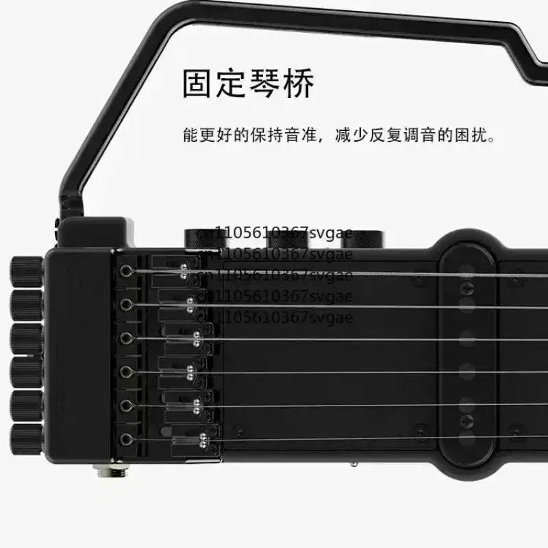 Фото Портативная складная электрогитара Travel Guitar FT-221S без головки, бесшумная, для начинающих и профессионалов PerforAlp №3