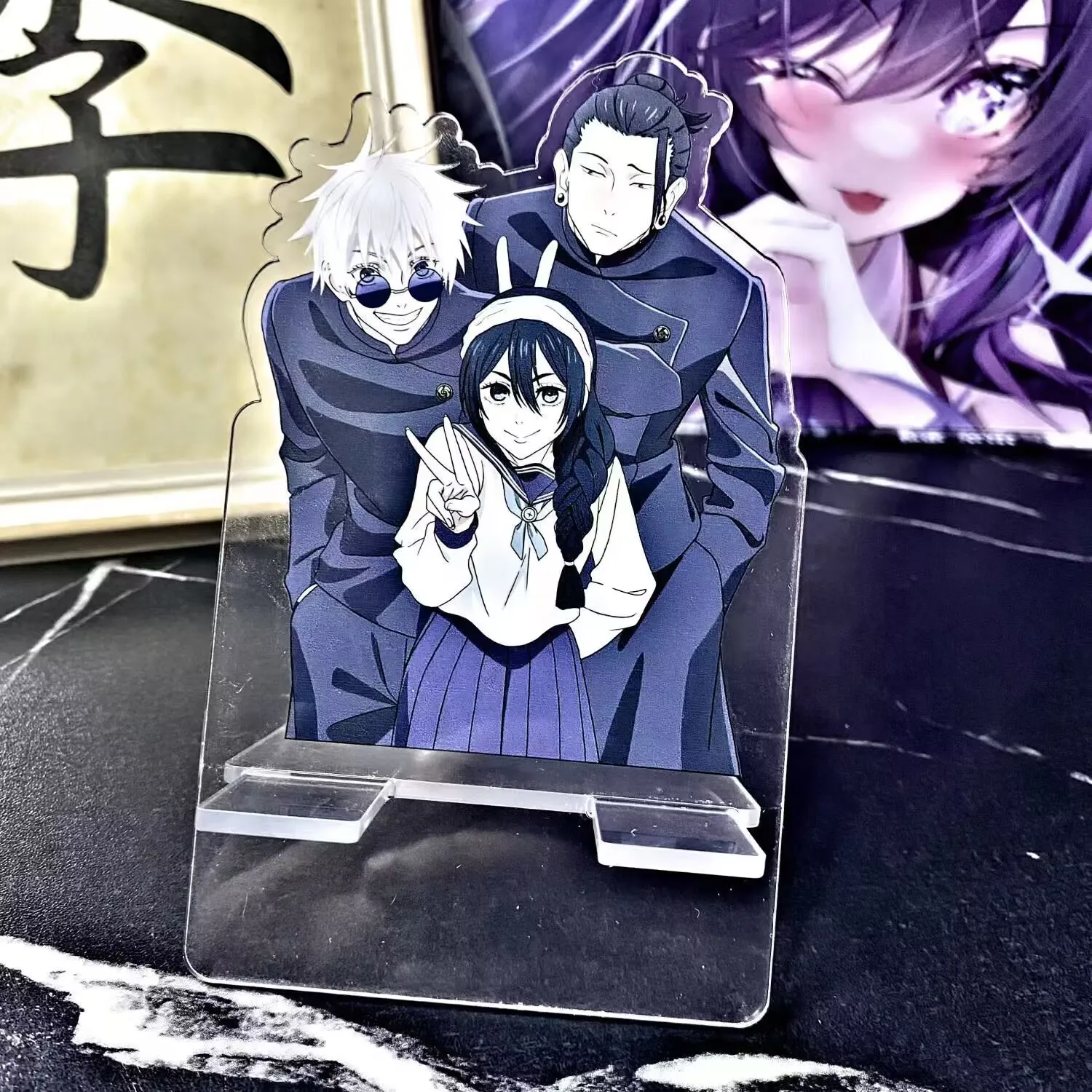 «Jujutsu Kaisen» doujin аниме 2D периферийные устройства «Gojo Satoru Yujie» стоячая подставка для мобильного телефона украшение рабочего стола (art.: 3920d15bf1b62) - 3920d15bf1b62