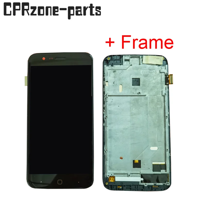 

5.0" Black + Frame For Just5 Freedom X1 Android 7.0 LCD Display With Touch Screen Digitizer Sensor Panel Assembly