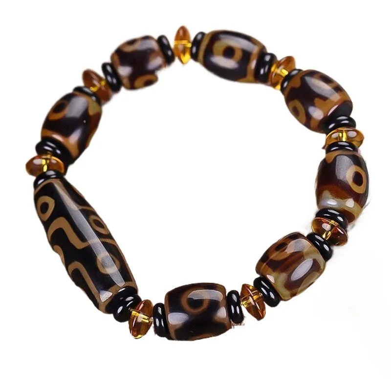 Женский браслет из агата халцедона Будды бусины ретро этнический стиль для