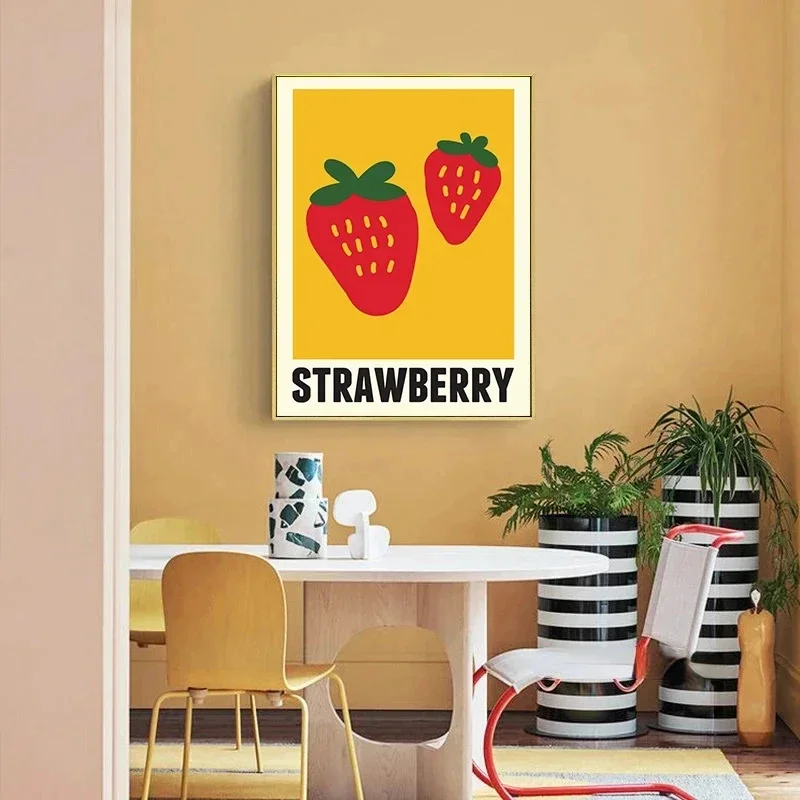 Постер для рисования фруктов