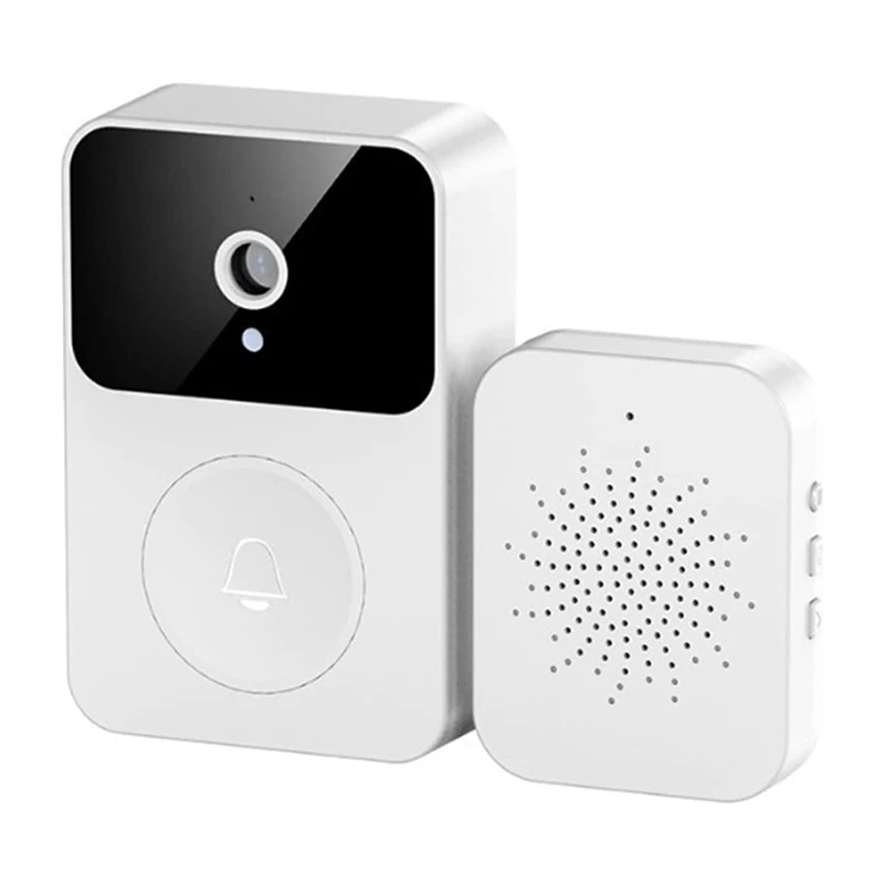 

Smart Wireless Remote Video Doorbell, Intelligent Visual Ring Doorbell Home Intercom APP Control Security Door Doorbell
