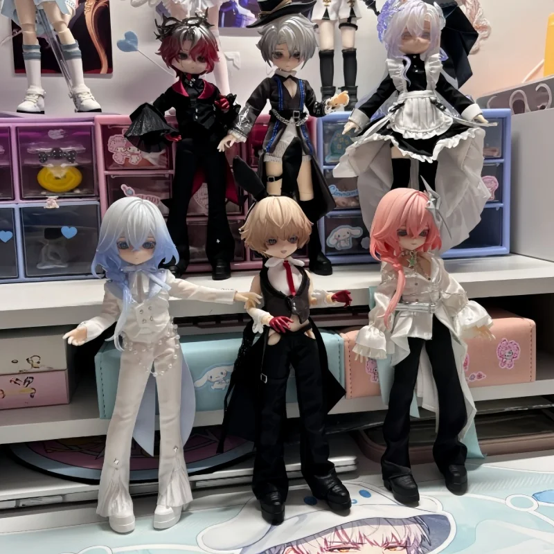 Фото В наличии: Mystery Tower Cat Box, Mystery Tower Tarot, BJD Blind Box, серия с полностью мужскими персонажами, 8-точечная фигурка, модель, подарок. №1
