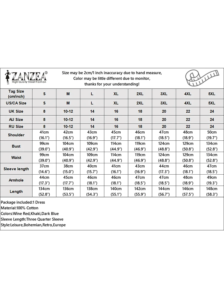 Женское платье-рубашка ZANZEA