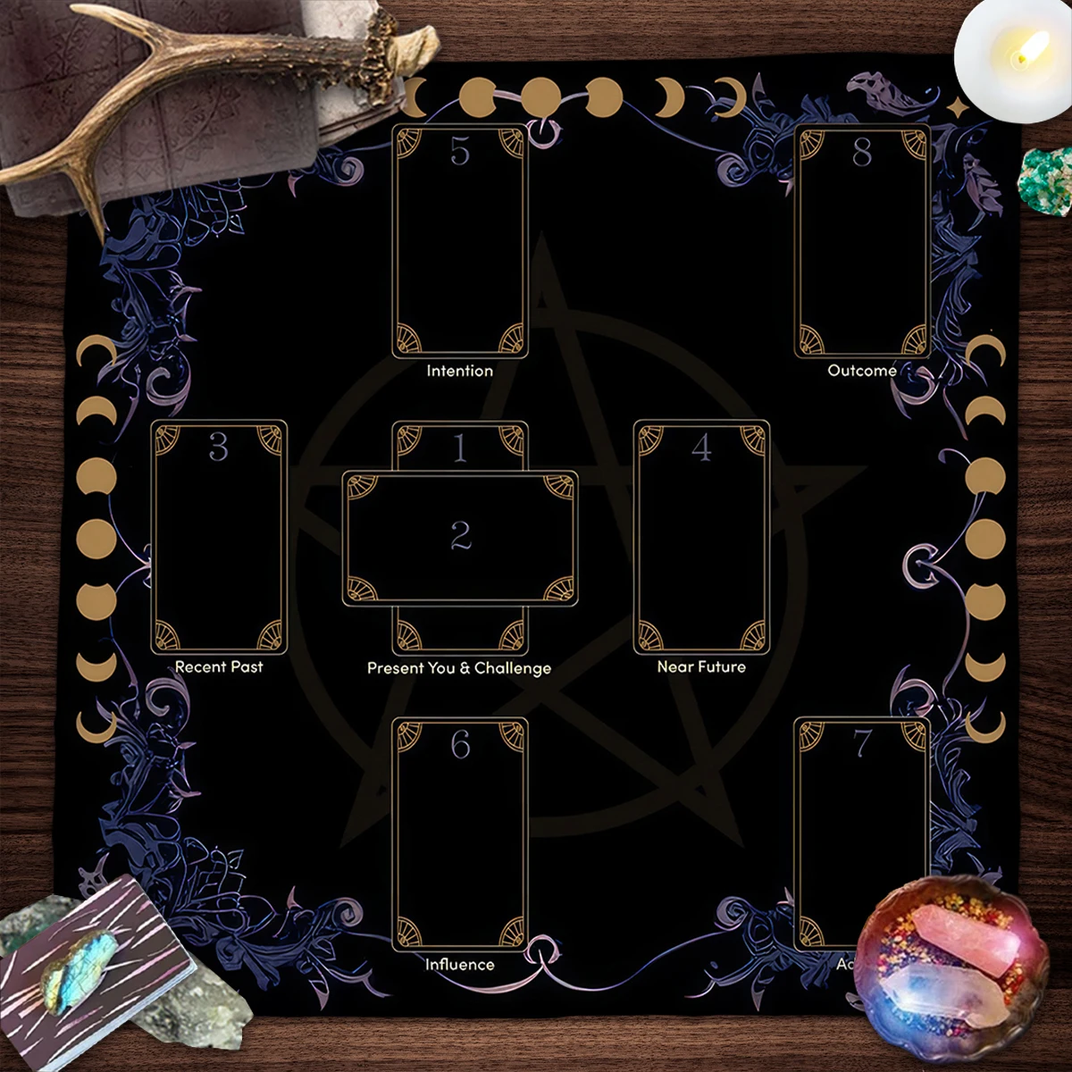 Карты Таро для гадания Скатерть Любовь Карьера Оракула Кельтский крест чтения