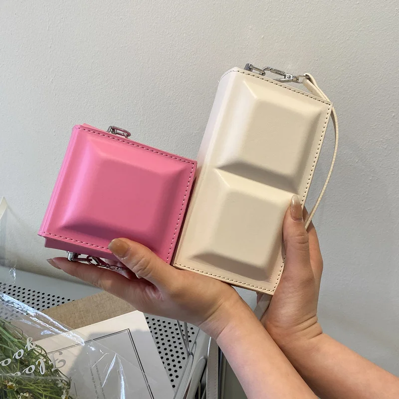 

Mini Checkered Designer Women's 2023 Bag Casual Shoulder Bag Fashion Solid Color Lady Messenger Clutch Bag Female 2023