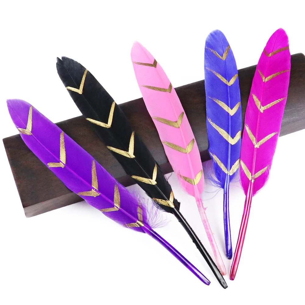 

Wholesale Natural Goose Feathers Hand drawn Crafts Decor 10-18cm Colored swan Plumes Handicraft Jewelry Making Accessories Bulk