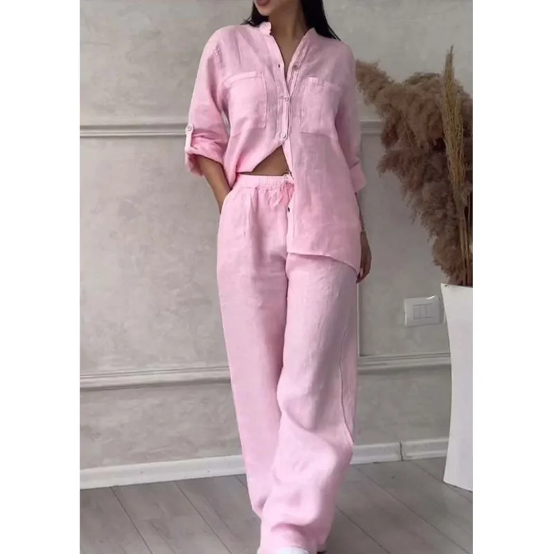 Женские комплекты из двух предметов весна-осень новые повседневные простые