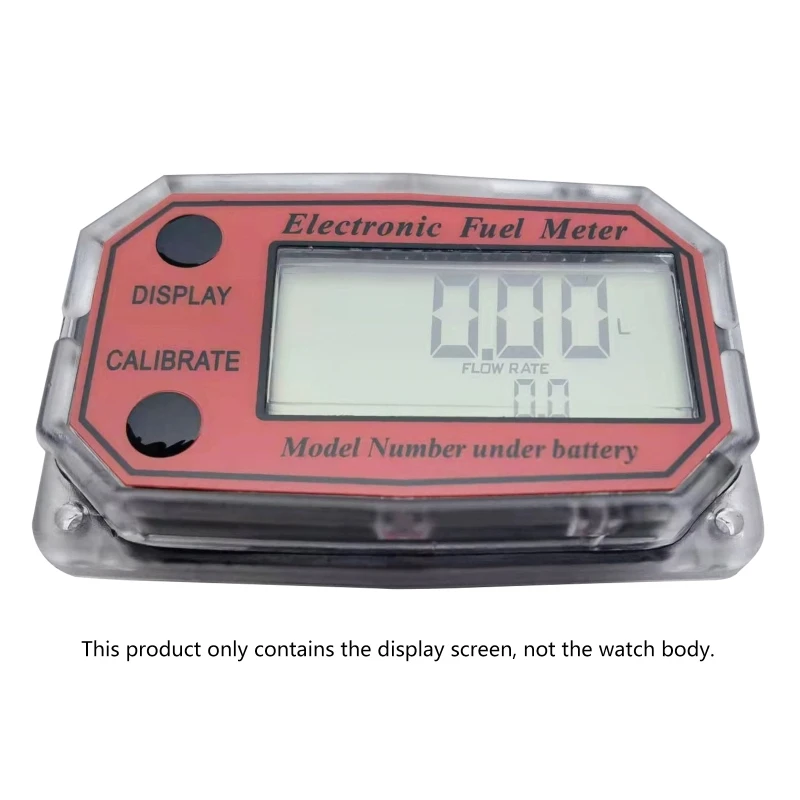 

94PD Digital Turbine Flow Meter Digital LCD Display Oil Fuel Flowmeter Measure Die sel Kerosene Gasoline Meter Display Chip