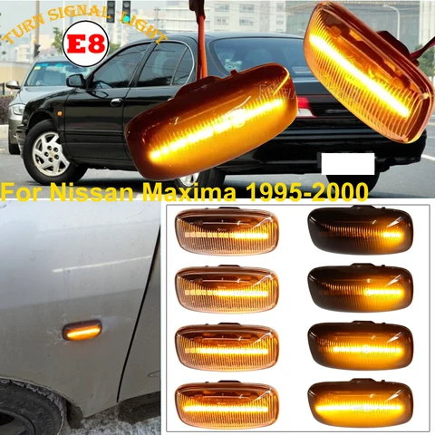 2 шт. светодиодные боковые габаритные фонари указателя поворота для Nissan Skyline R34 Almera N15 N16 Pulsar Maxima QX Sunny G10 Primera P11 P12