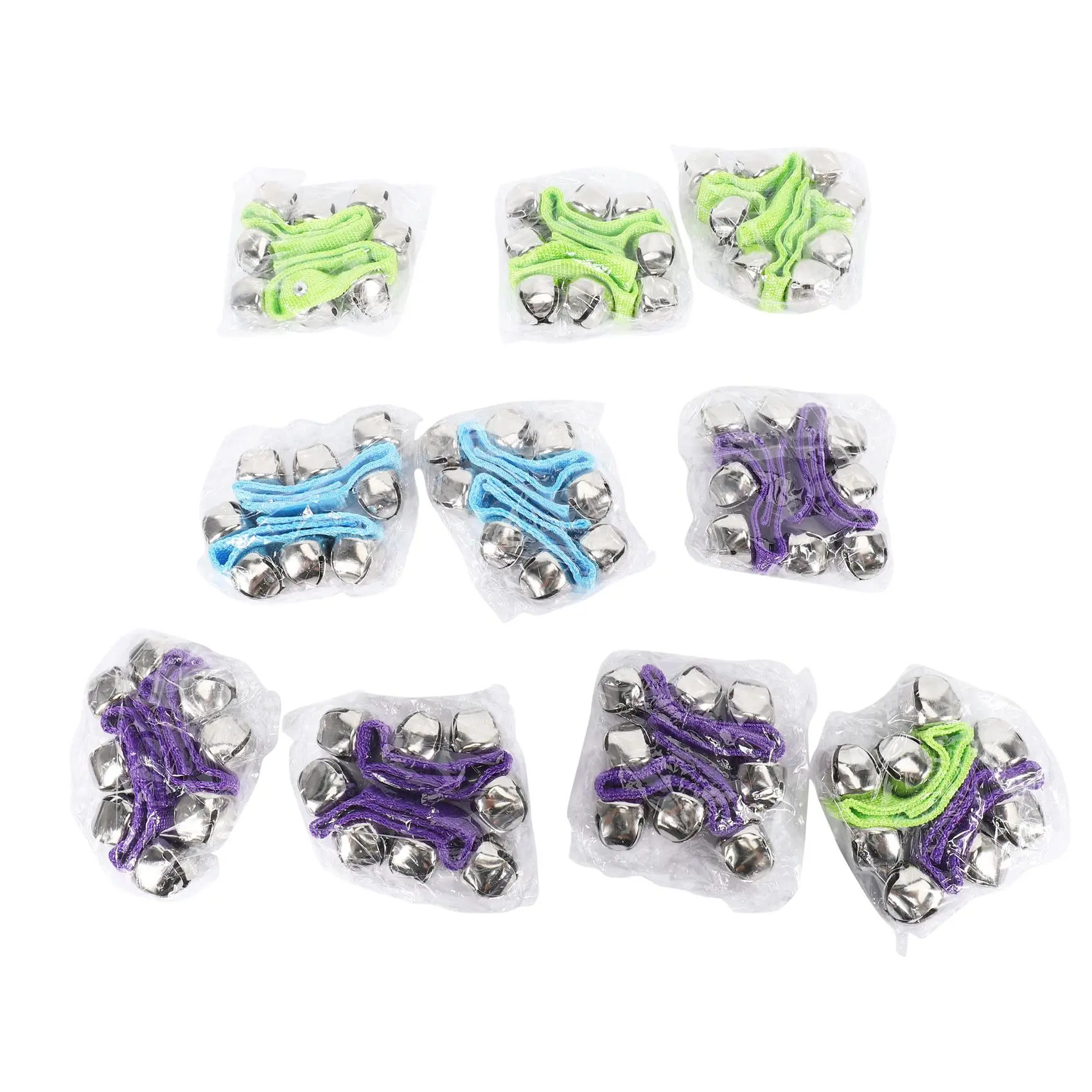 

20 Wrists With Jingle Music Rhythm Toys, Random Colors, School Instruments