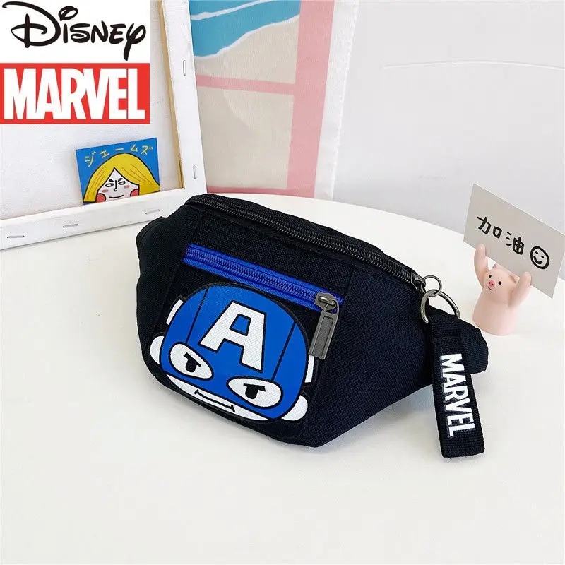 

Disney Marvel New Children's Waist Bag Fashion Children's Messenger Bag High Quality Large Capacity Luxury Brand Boy Chest Bag