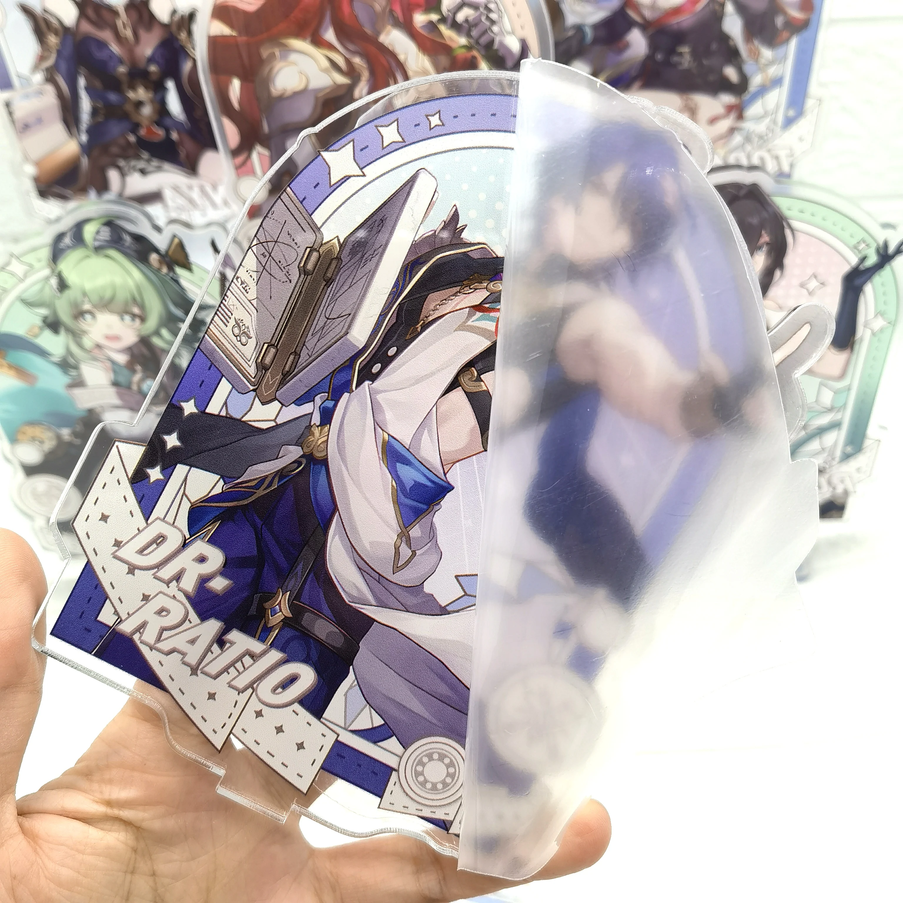 Игра StarRail Рисунок Jingliu Topaz Black Swan Blade DR.RATIO Kafka Lunae Sunday Акриловая подставка Модель