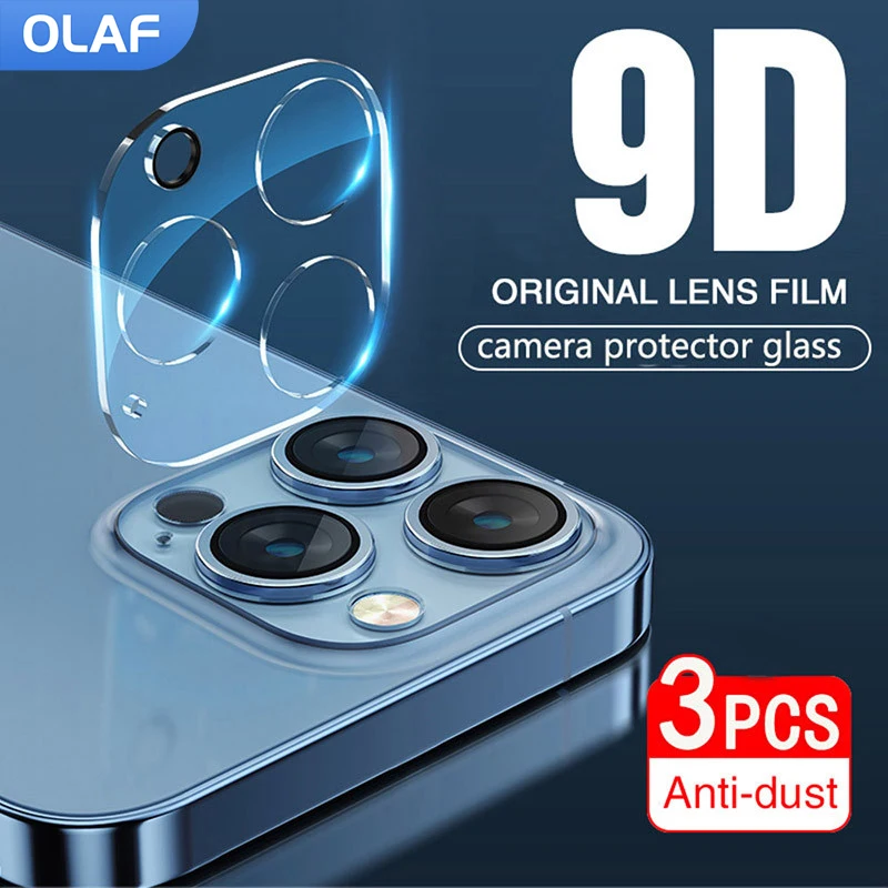 

Закаленное защитное стекло 9D для объектива камеры iPhone 14, 13, 12 Pro Max