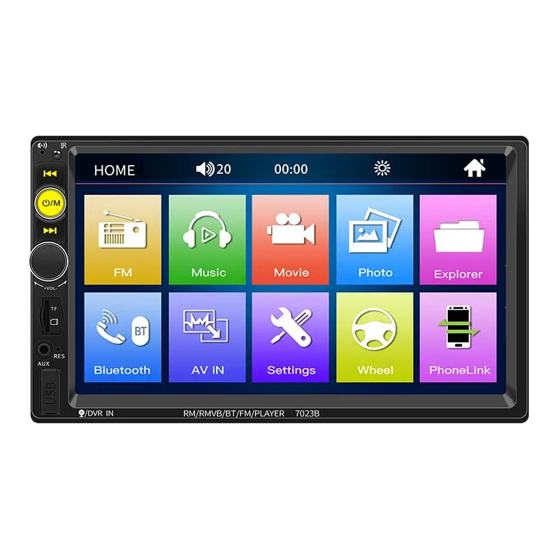 

7 inch large screen car MP5 player USB plug-in card car radio MP3 Bluetooth hands-free reversing