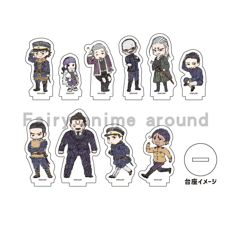 Tanigaki Genjiro Kochoube Asuko Sugimoto Saichi аниме Золотая камий мини Экшн-фигурка женская игрушка для косплея подарок