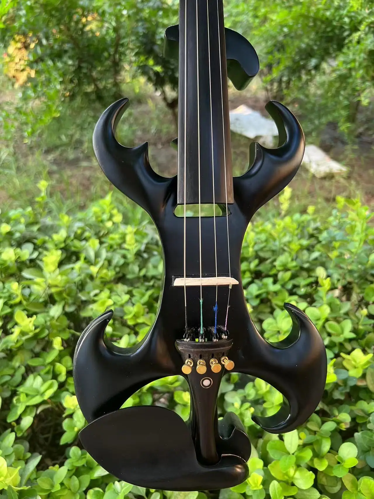 Новая модель Crazy-4 Полноразмерная электрическая скрипка Оригинальный дизайн