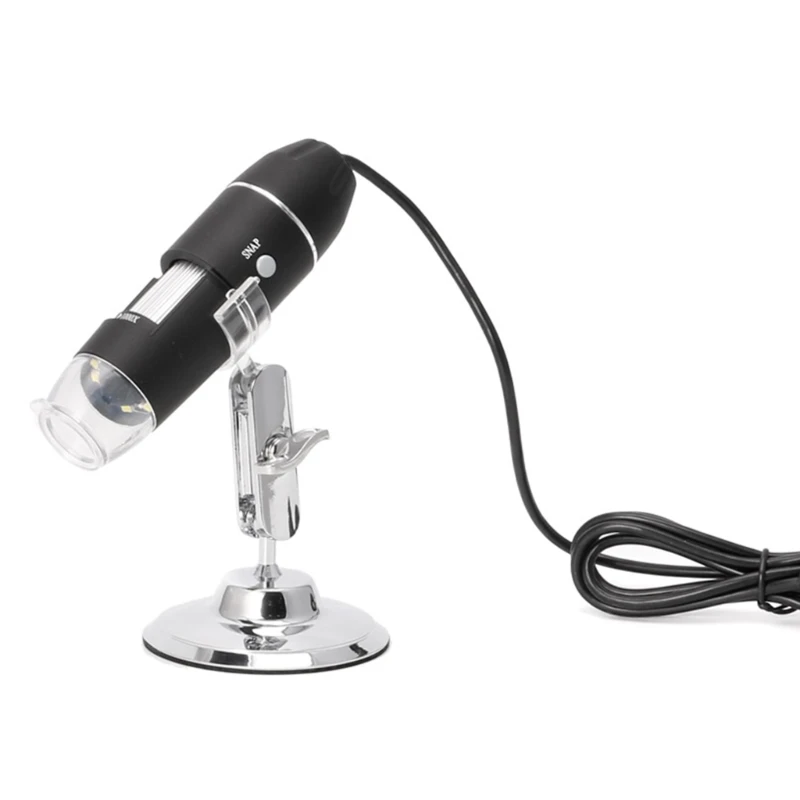 

Professional Digital Microscope 1600X with 8 LED Light USB Digital Microscope Endoscope Camera Magnifier Stand