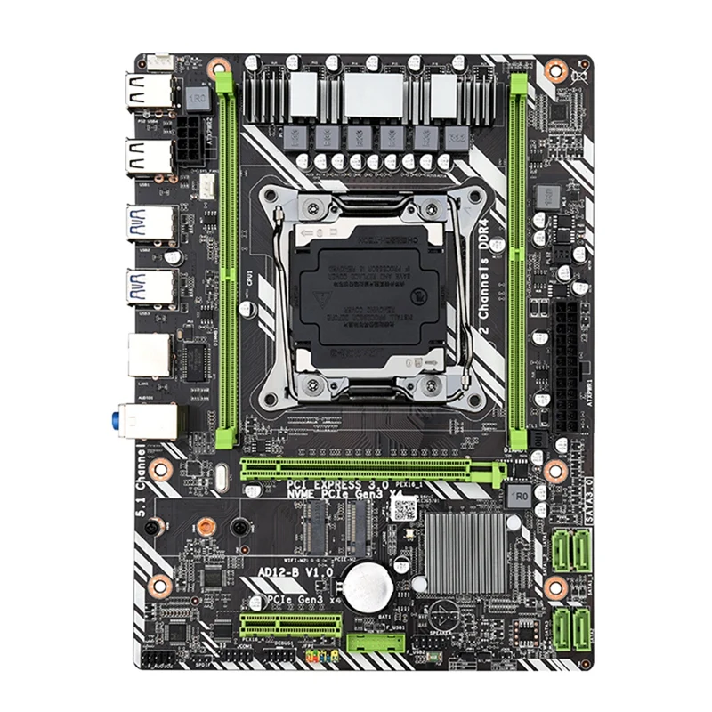 

X99-D4 Motherboard With Processor CPU Accessories Kit DDR4 4 RAM Slots