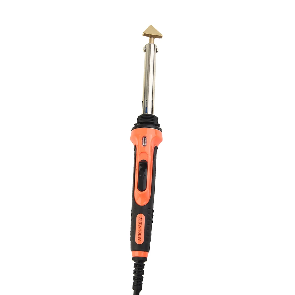 

Iron Tip Electric Soldering Iron Carbon Glass Jewelers 100W Kit Gas Nozzle Cable Conductivity Connector Copper