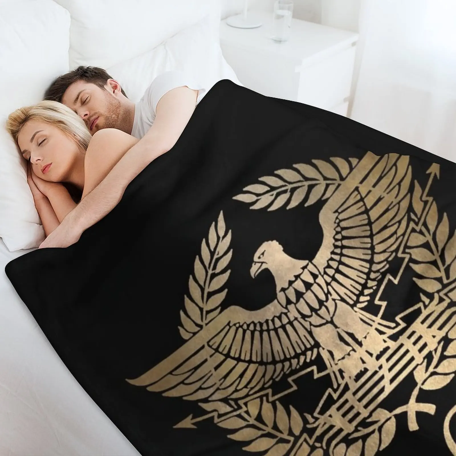 SPQR-Roman Empire Standard Shield пледы мягкие клетчатые волосы большие постельные
