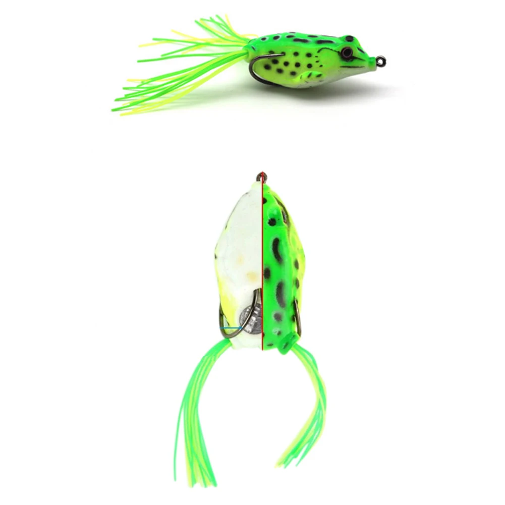 

Frog Lure Soft Lures Artificial Fishing Bait Topwater Wobbler Bait For Pike Snakehead Article Gear