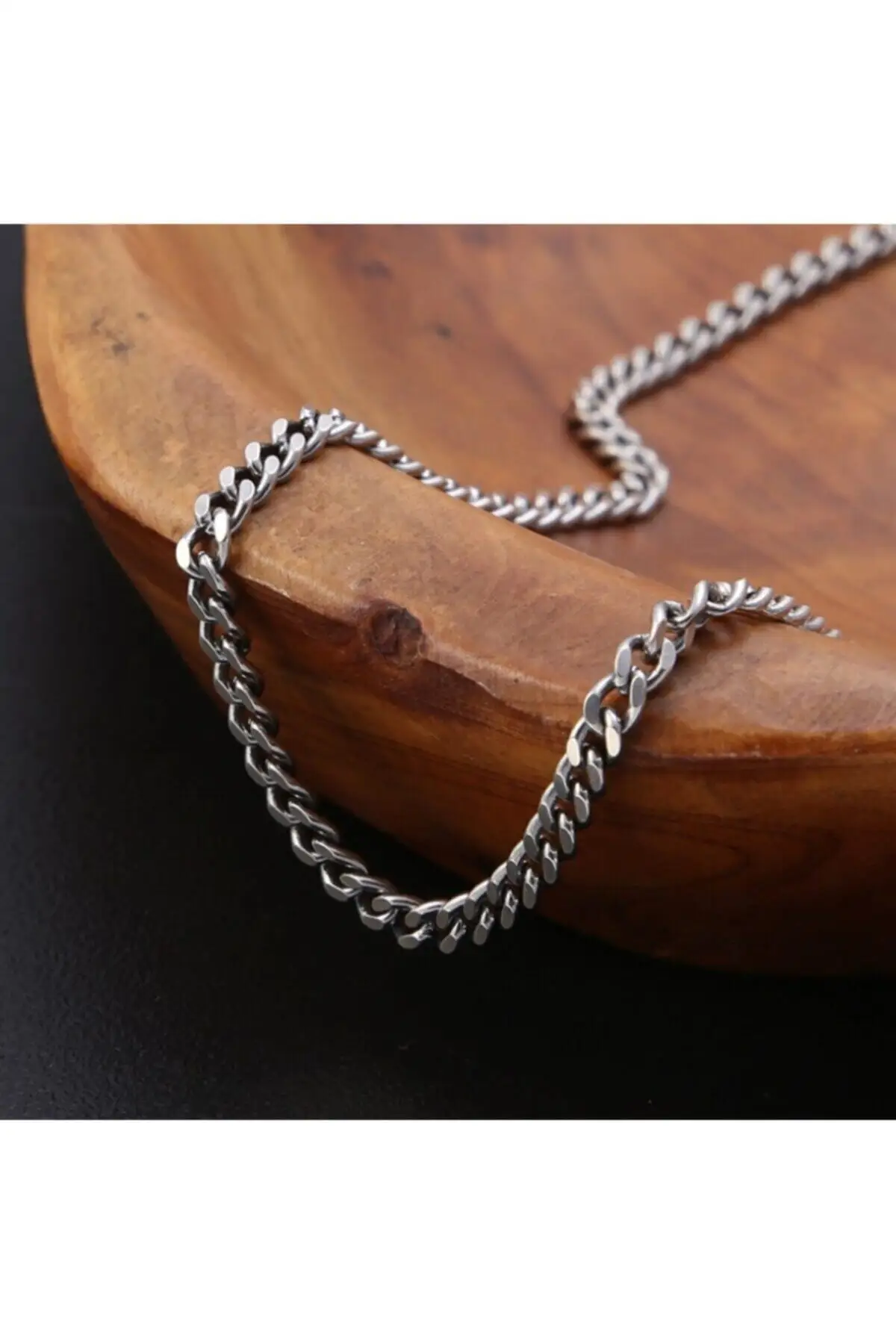 

Quality Silver Model Unisex Link Kuban Loose Chain 70 Cm 118 Stylish Design