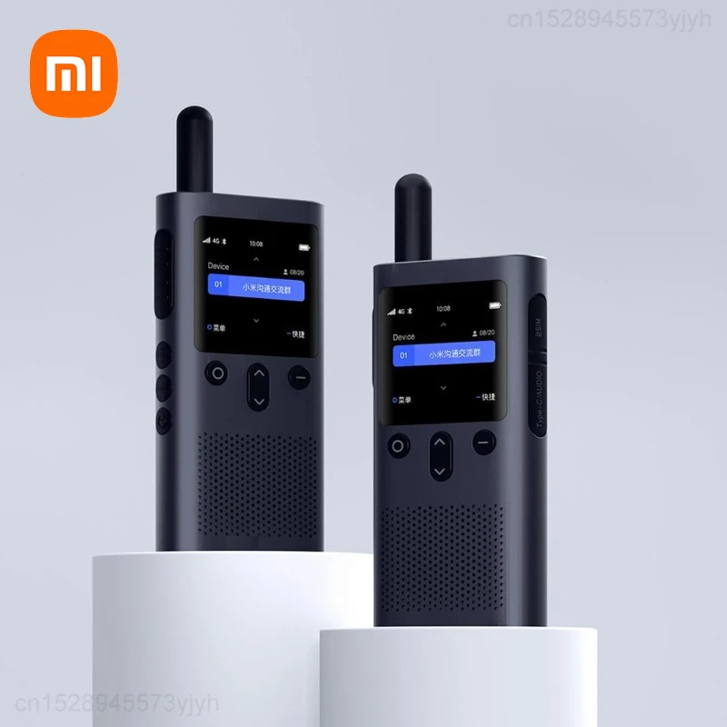 

Original Xiaomi Mijia Smart Walkie 3 Smart Talkie with FM Radio Speakers Standby Smart Phone APP Location Share Fast Team Talk