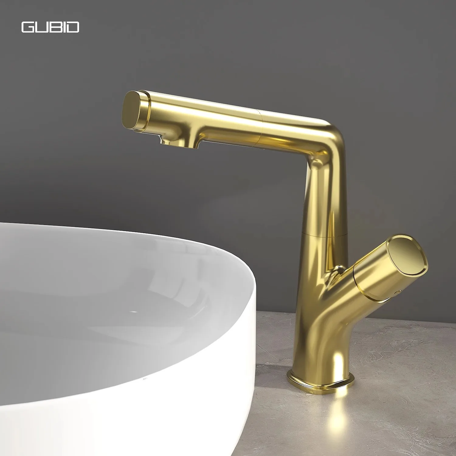 Роскошный Золотой смеситель для раковины в ванной комнате высококачественный