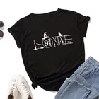 Женские рубашки, новинка, футболка из 100% хлопка с надписью LOVE, женские футболки с круглым вырезом и коротким рукавом, летний топ, футболка, женская футболка