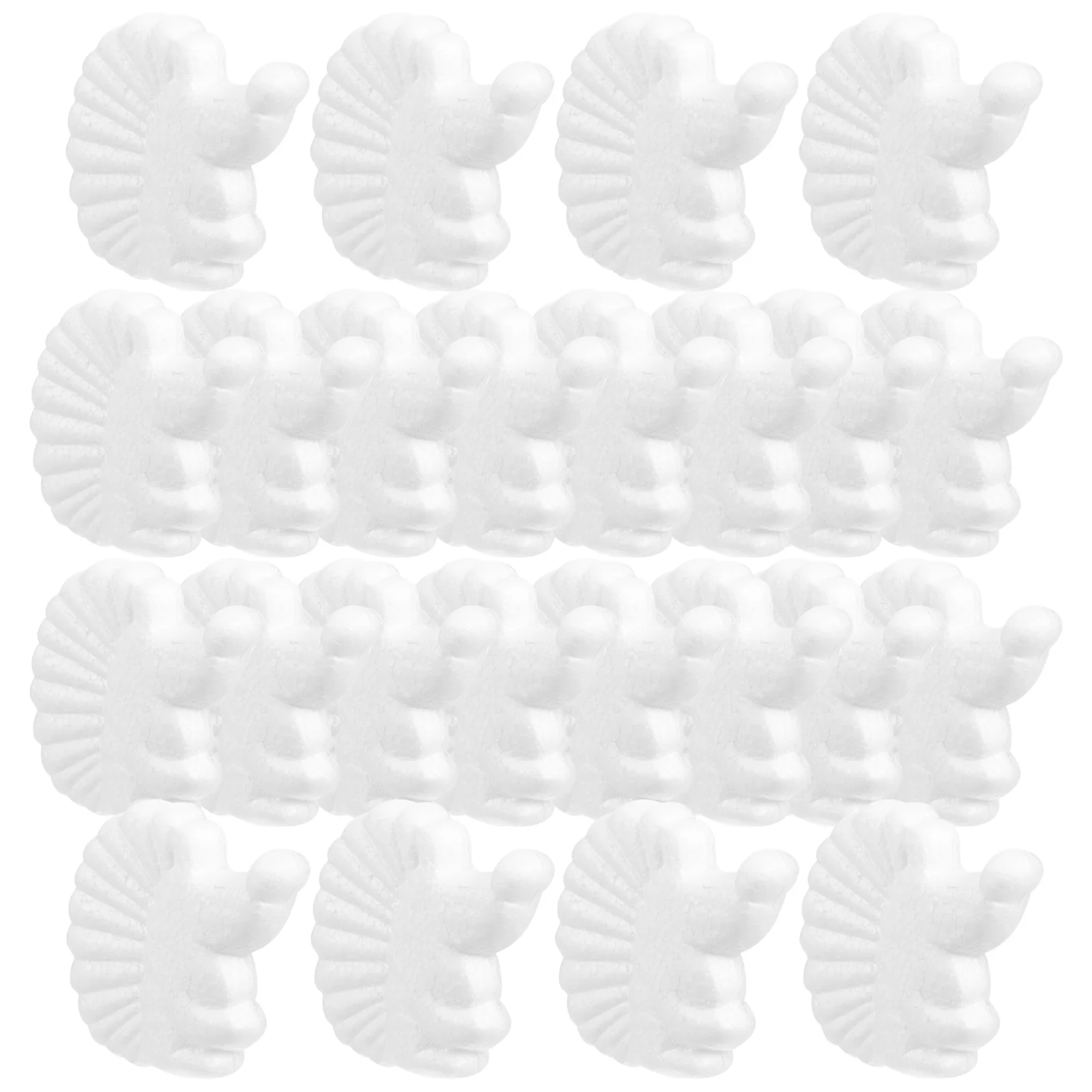 

50Pcs DIY Foam Animal Animal Modeling Crafts Animal Hedgehog Shaped Craft for Painting Drawing