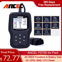 ancel fd700 all system obd2 scanner dpf epb bms etc oil reset auto diagnostic multi languages car diagnostic tool free update