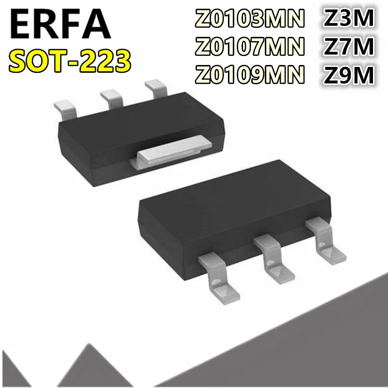 

10 шт. Z0107MN Z0103MN Z0109MN 07M 03M 09M Z7M Z3M Z9M ТРИАК Тиристор SOT-223