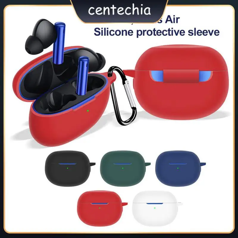 

Earphone Shell For Realme Buds Air3 Silicone Protective Sleeve Cover Protector Anti-fall Earphone Headphone Protective Sleeve