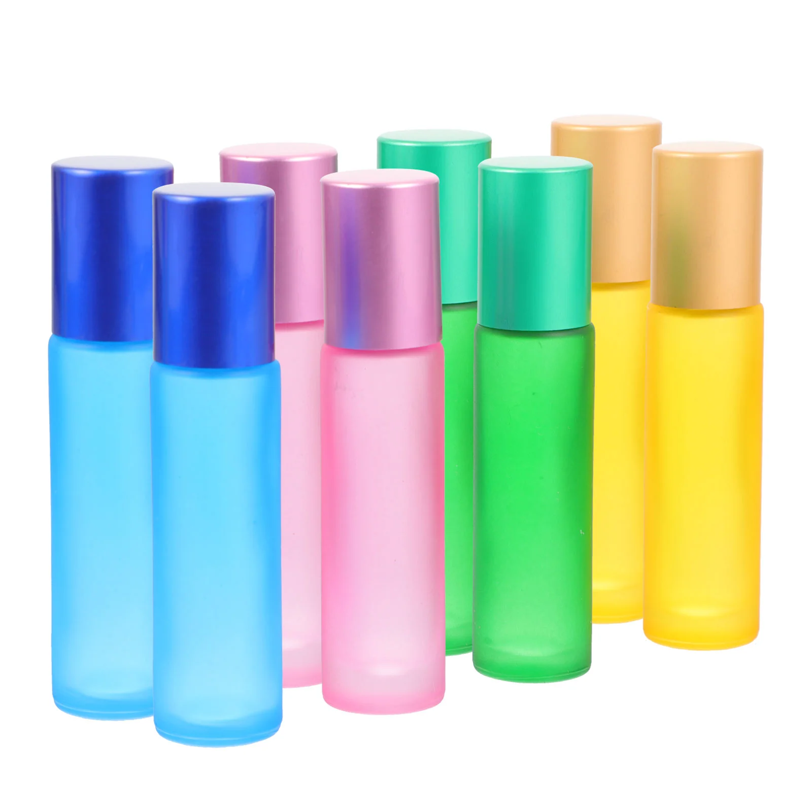 

Bottles Roller Roll Bottle Essential Oil Empty Perfume Refillable Sample Amber Sub Aromatherapy Vial Tubes Compact 10Ml Frosted