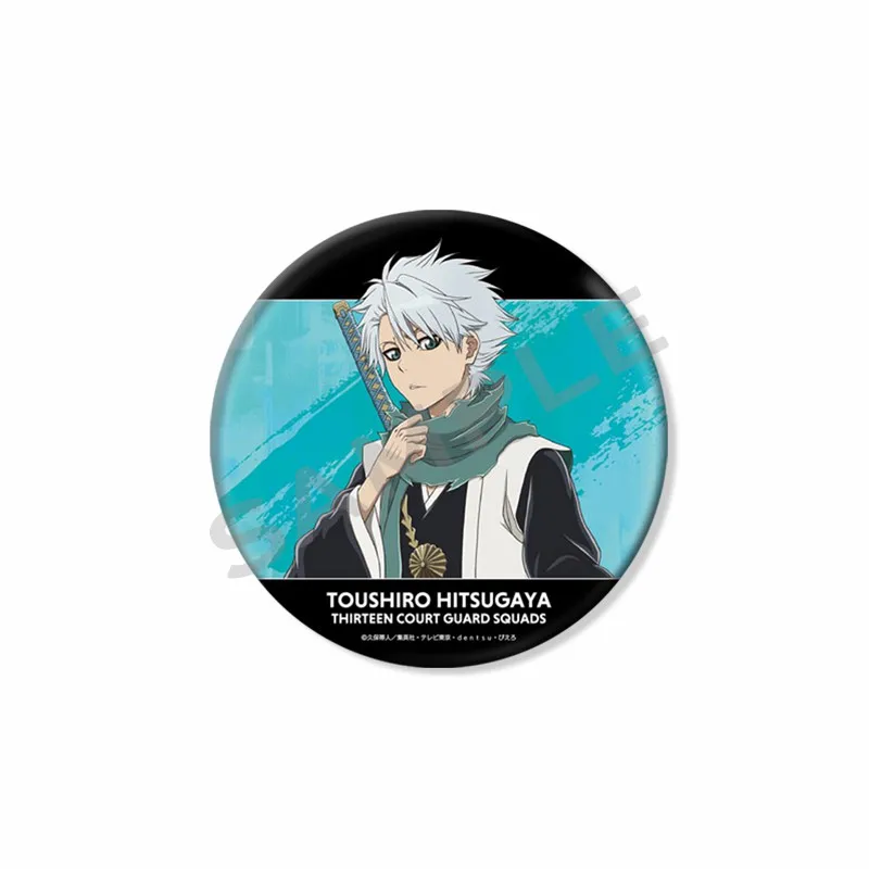 Anime Bleach Enamel Pin Death Mask Cartoon Figure Ichigo Rukia Kokuto Badge Jewelry Gifts Fashion Lapel Brooch Accessories