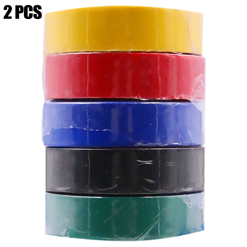 

20M/40M 2PCS Wire Flame Retardant Electrical Insulation Tape PVC Waterproof Self-adhesive Electrician Tape Electrical Work Tool