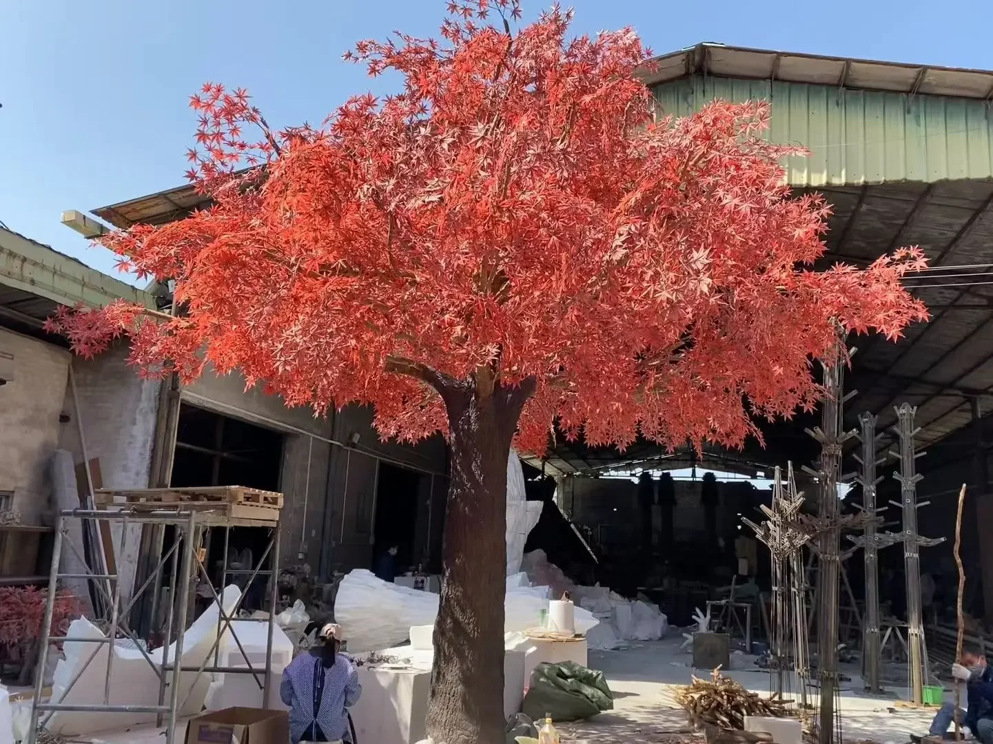 Новое искусственное украшение набор цветов вишни большое дерево Сакура