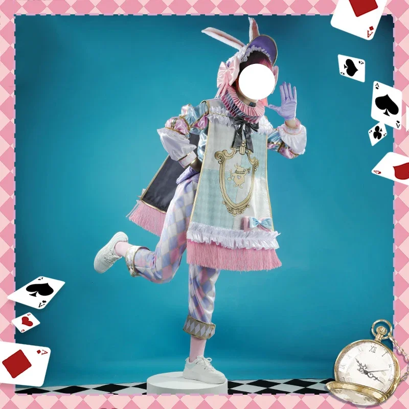 Игра Twisted Wonderland Epel Косплей Костюм Белый Кролик Празднование в Королевстве Розы