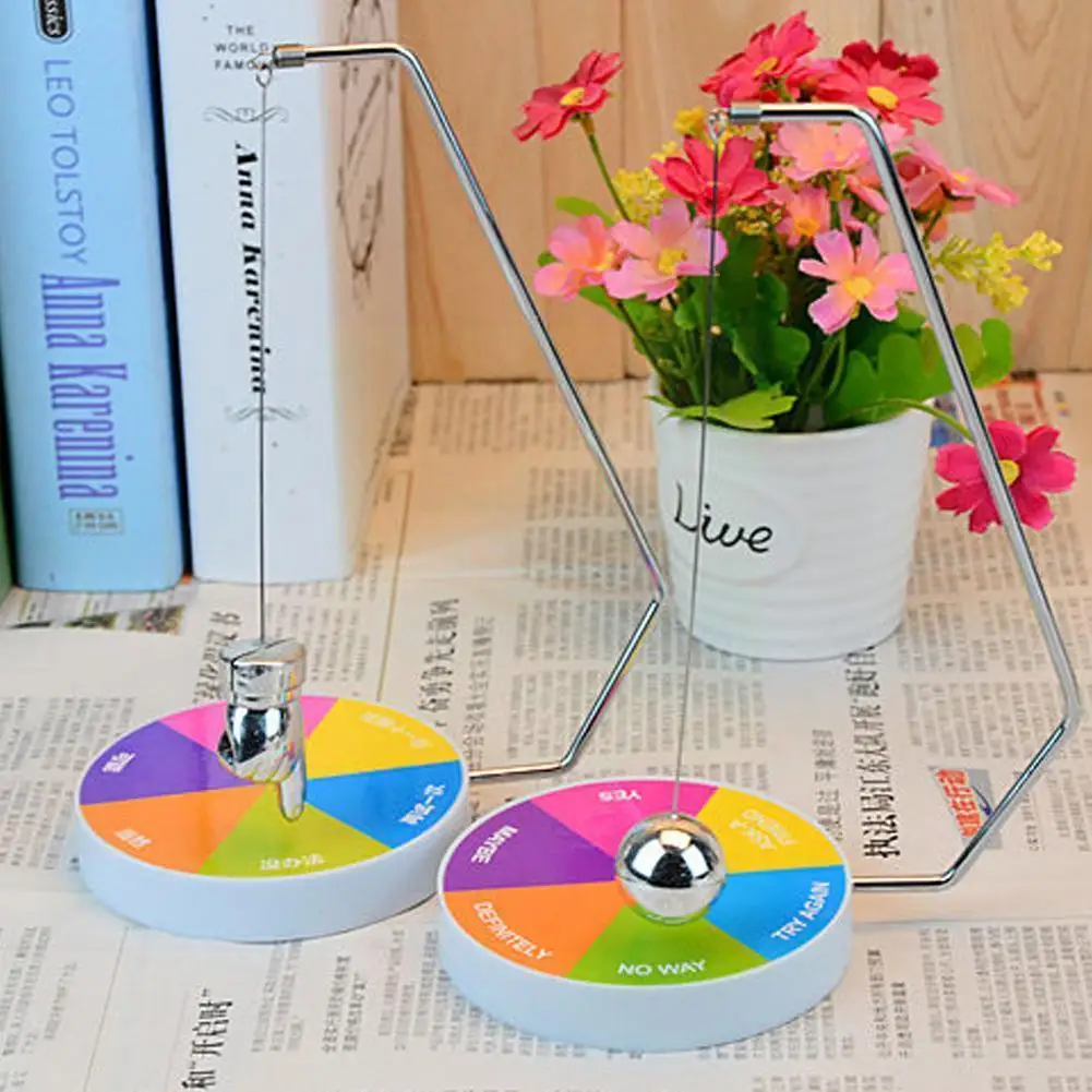 

Magnetic Swinging Pendulum Game Fate Fun Decision Lucky Desk Dynamic Office Playful Decoration Ball Game Home Metal V8g8