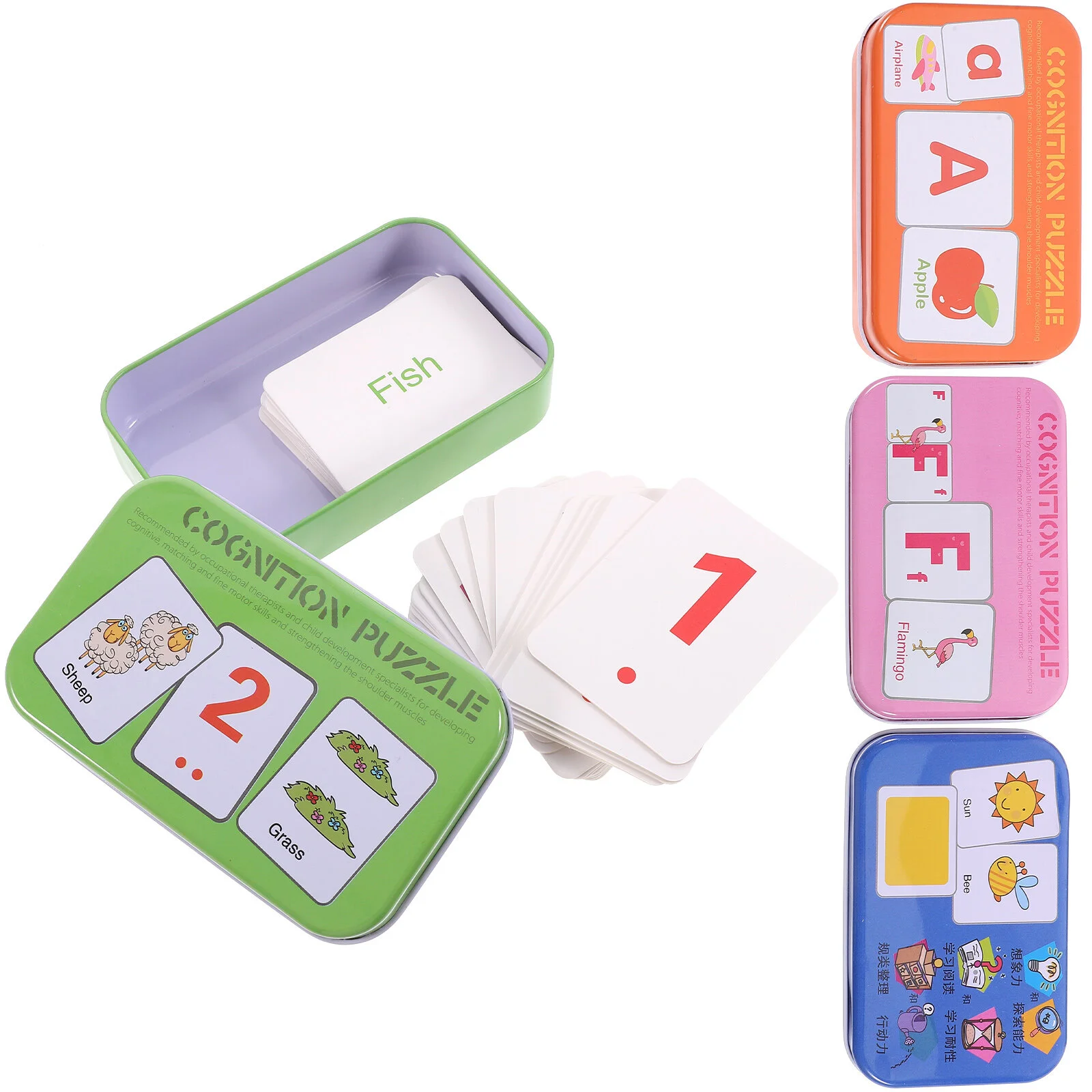 

Early Learning Cards Toddler Paper Kids Plaything Interesting Children Accessory Funny Cognitive Sensory Accessories Fruit Toys