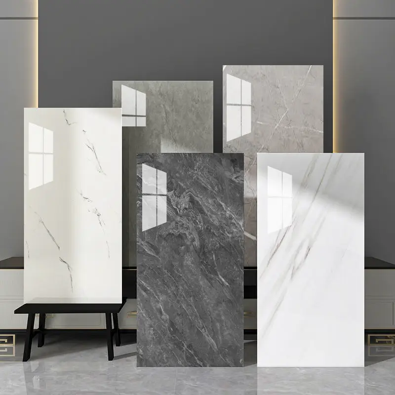 

Imitation Marble Thickened Kitchen Heat-Resistant Stickers Waterproof Self-Adhesive Wallpaper Imitation Tile Wallpaper