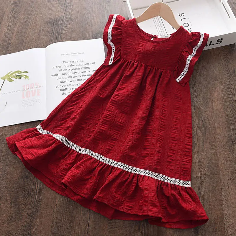 

Kids Girls Dress Floral Princess Costumes Fashion Baby Girl Flower Fancy Vestidos Children Party Vestidos for Dress 2-8Y Quality