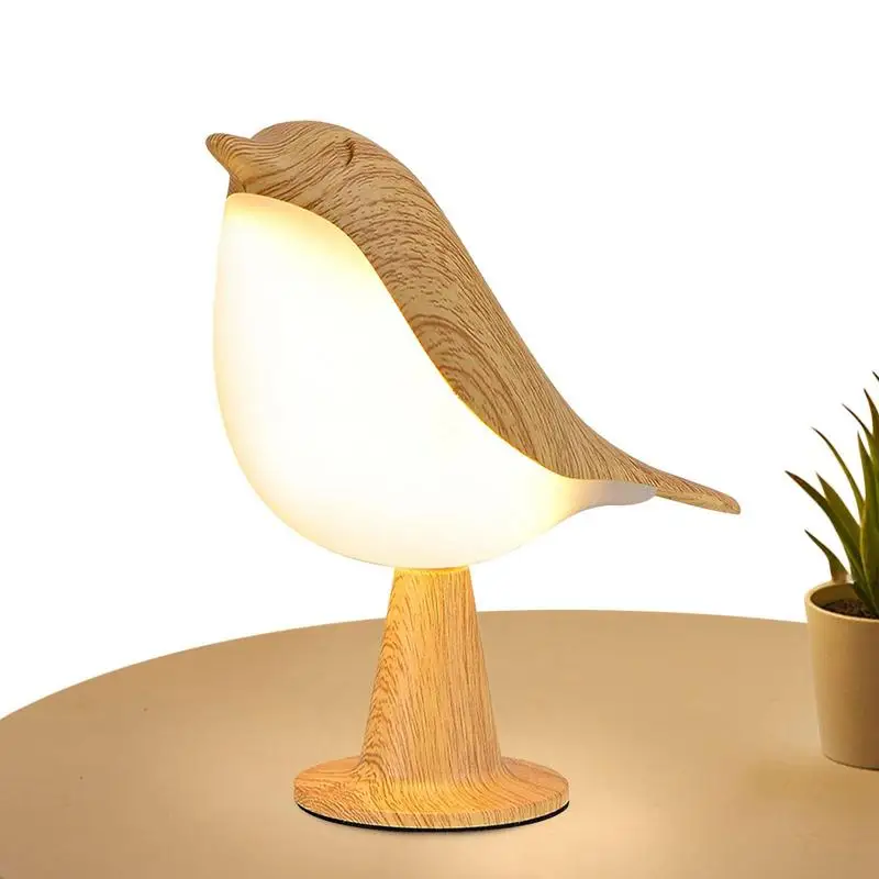 

Modern Magpie LED Bedside Lamp Creative Touch Switch 3 Modes Rechargeable Bird Night Lamp Bedroom Table Reading Lamp