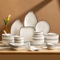 round free shipping plate tableware party buffet dinner ramadan trinket cutlery ceramic kitchen abendessen platten kitchen inems