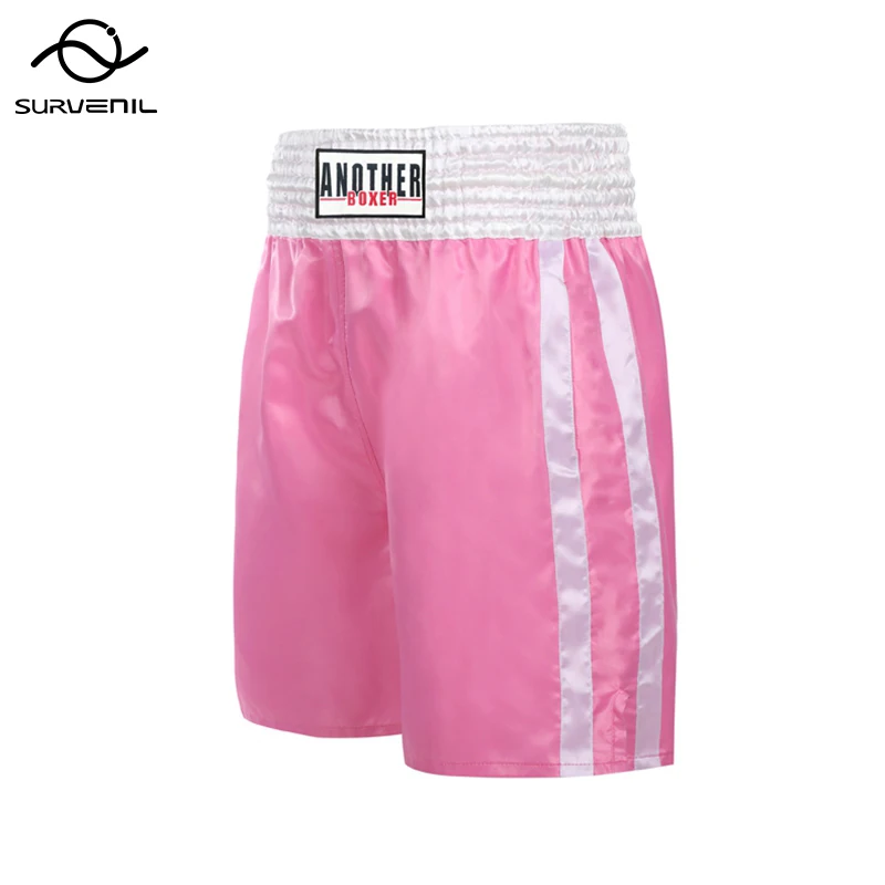Thai Boxing Shorts Men Women Adult Kickboxing MMa Combat Trunks Muay Thai Training Competition Fight Grappling Crossfit Pants