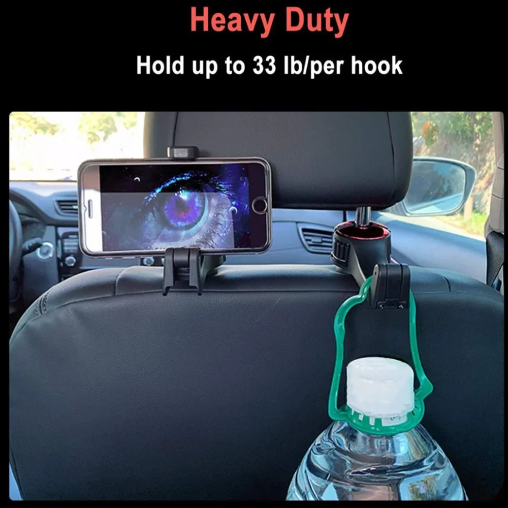 Multi-Function Car Back Seat Hanging Hook Mobile Phone Rear Bracket Storage Holder Stand | Автомобили и мотоциклы