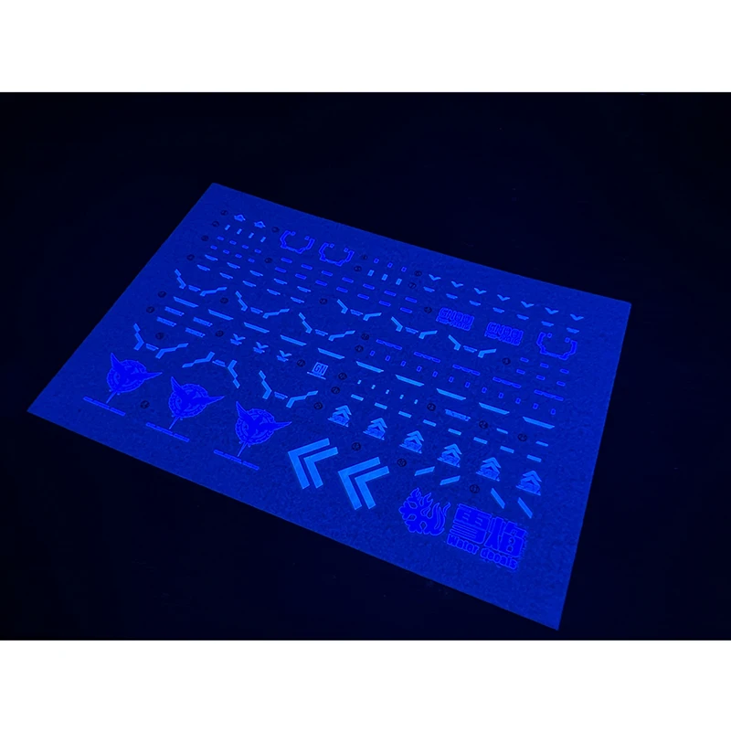 Стикеры водные флуоресцентные для модели игрушек, 1100 мг (art.: 3920c0ef1ecbb) - 3920c0ef1ecbb